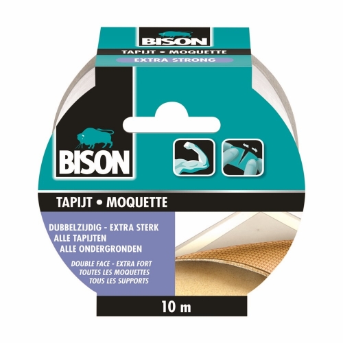 BISON TAPIJTTAPE 50MM EXTRA STRONG 10 MTR