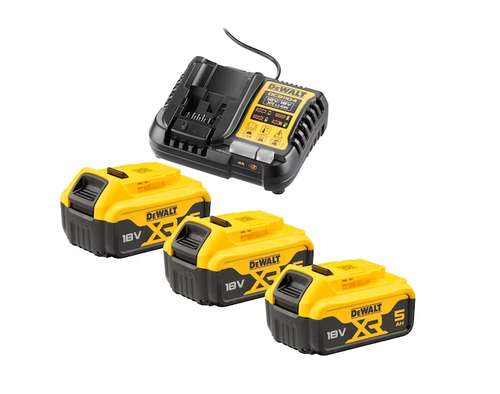 DEWALT 18V XR STARTERPACK DCB1104P3-QW