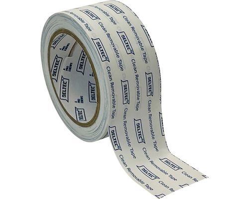  DELTEC REMOVABLE TAPE 50MM WIT ROL 33 M