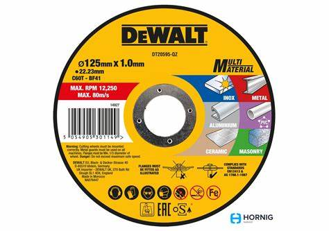 DEWALT SLIJPSCHIJF 125X1MM MULTI-MATERIAAL