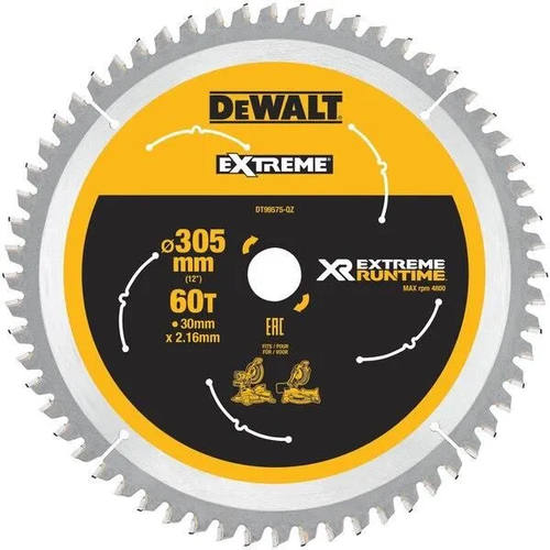 DEWALT ZAAGBLAD XTREME RUNTIME 305X30 60T CSB