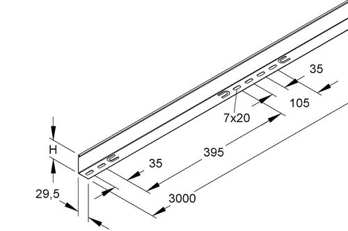 Niedax Group 168356 SCHEIDINGSSCHOT GTW 54 F