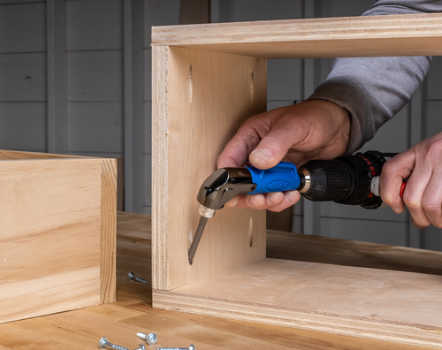  KREG HAAKSE BITHOUDER MET 1/4 AANSL.