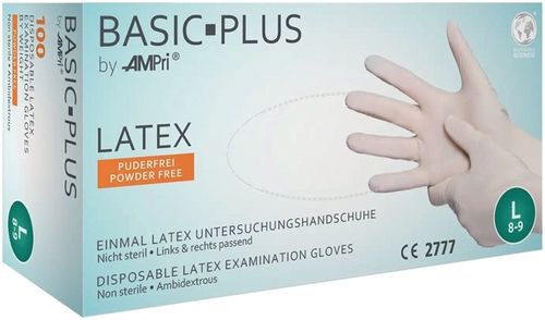  LATEX WEGWERPHANDSCHOEN BASIC PLUS MT L
