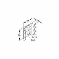 Niedax Group 168555 GTMB 65FG MONTAGE BEUGEL