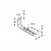 Niedax Group 168711 GTTKS 100FG PENDEL EN CONSOLE