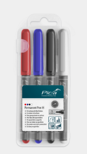 PICA PERMANENT PEN MEDIUM 1,00MM SET 4