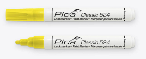 PICA LAKMARKER 2-4MM RONDE TIP GEEL