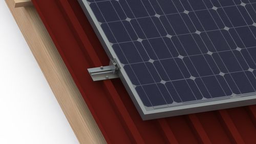  MOUNTING RAIL OP TRAPAZOIDAL SHEET 1,3MM