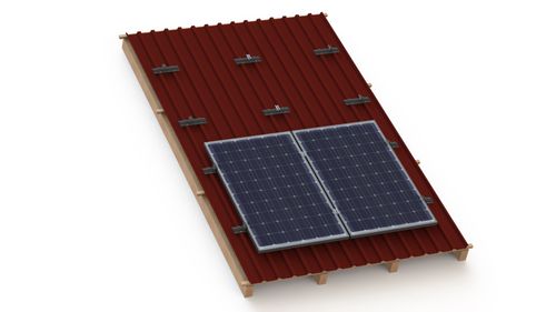  MOUNTING RAIL OP TRAPAZOIDAL SHEET 1,3MM