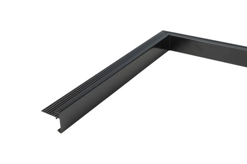  DAKTRIM BINNENHOEK 60X64MM ZWART RAL9005