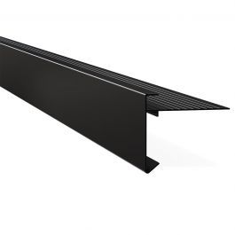  DAKTRIM 45X45X2500MM ALUMINIUM ZWART RAL 9005