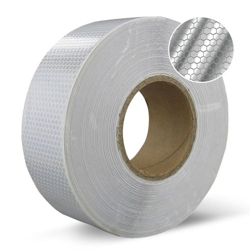 Van Duinen TechnoTape REFLECTERENDE TAPE ZILVER/WIT 50MM X 50M