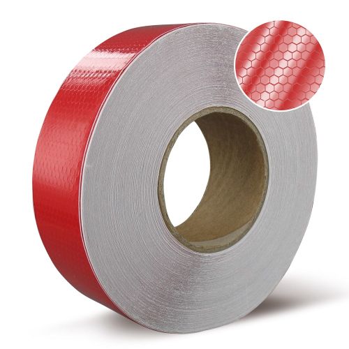 Van Duinen TechnoTape REFLECTERENDE TAPE ROOD 50MM X 50M