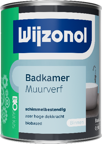 WIJZONOL BADKAMERMUURVERF BS WIT 0.98L