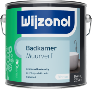 WIJZONOL BADKAMERMUURVERF BS WIT 2.45L