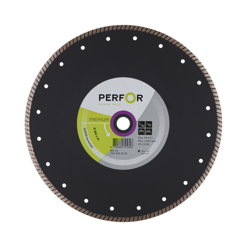 PERFOR ZAAGBLAD SUPER KERAMIEK 300MM ASGAT 20MM