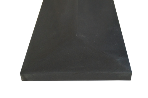  EINDAFDEKKER ZWART BASALT 300X50MM