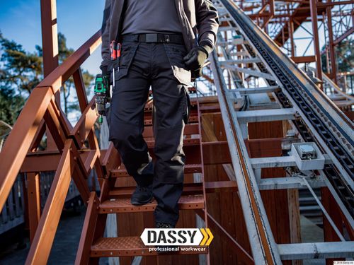 DASSY BROEK FLUX PESCO41 (245 GR) PLUS LEEMBRUIN/ANTRACIETGRIJS 52