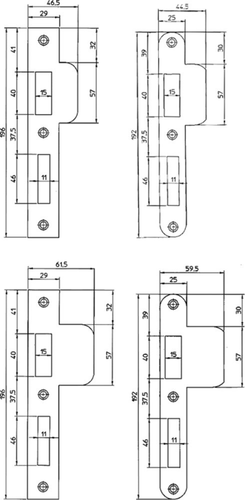 NEMEF RVS SLUITPLAAT P646/17 RS