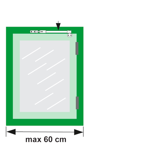 AXA TELE-UITZETTER MIDDEL BINNENDRAAIEND NIEUW-WIT