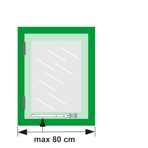 AXA TELE-UITZETTER ZWAAR BUITENDRAAIEND NIEUW-WIT