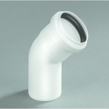 DYKA PP BOCHT 40MM 45° WIT 2XM