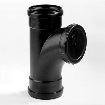 DYKA PP ONTSTOPPINGSSTUK 110MM ZWART 2XM